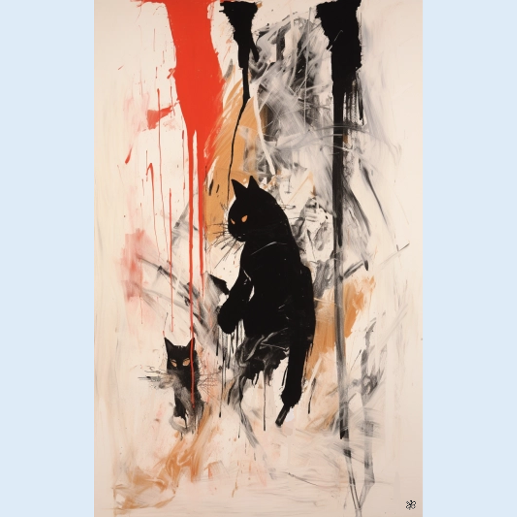 abstract cats #19
