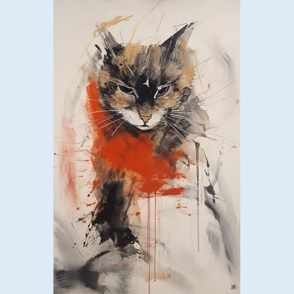 abstract cats #21