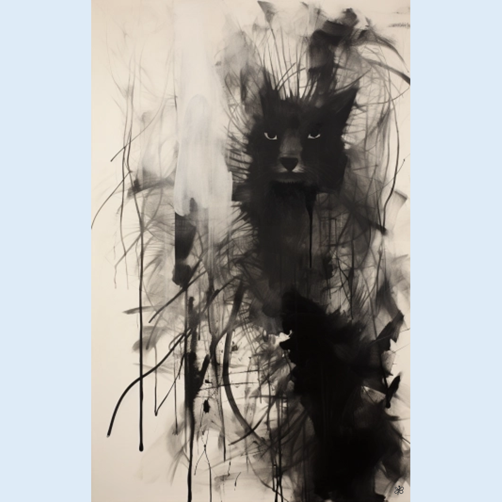 abstract cats #22