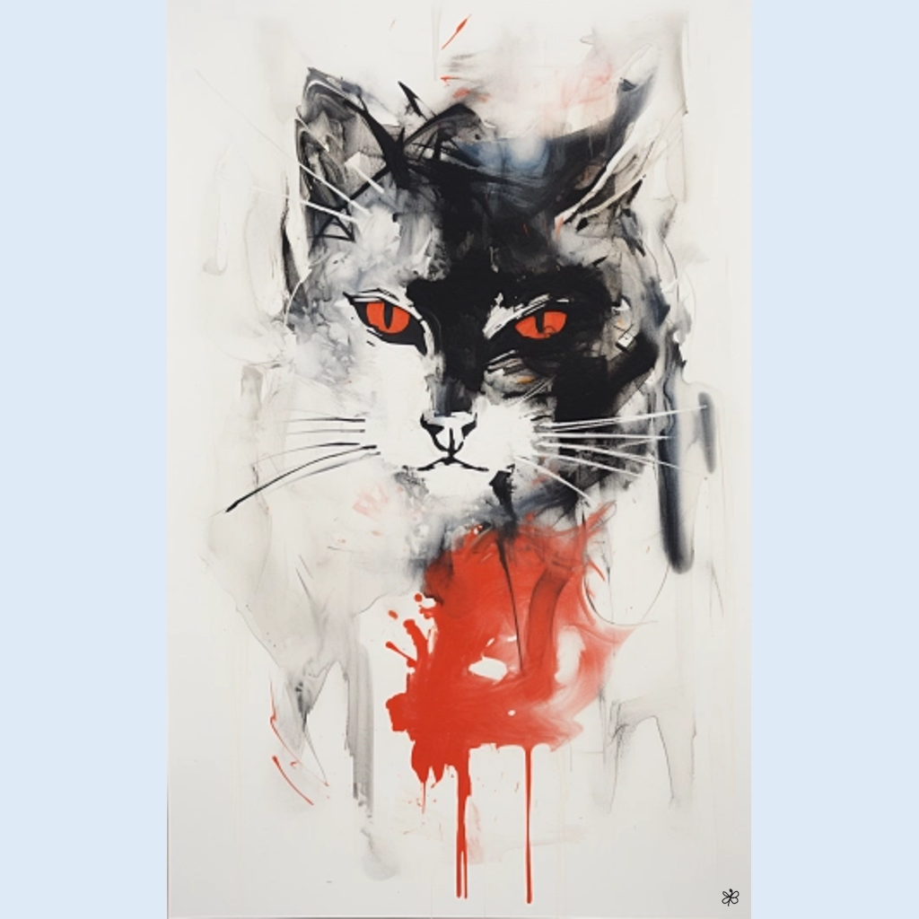 abstract cats #17