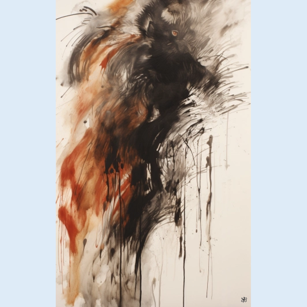 abstract cats #18