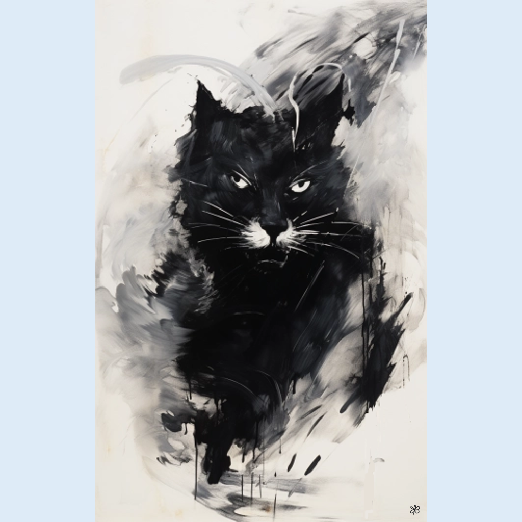abstract cats #24