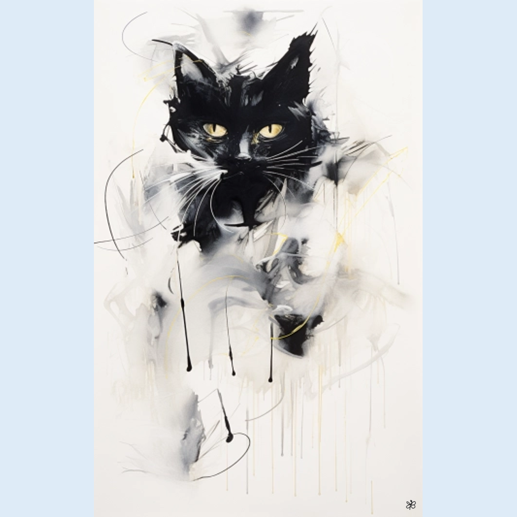 abstract cats #16