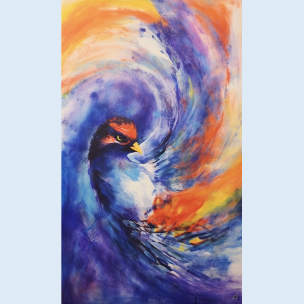 bird abstract #8