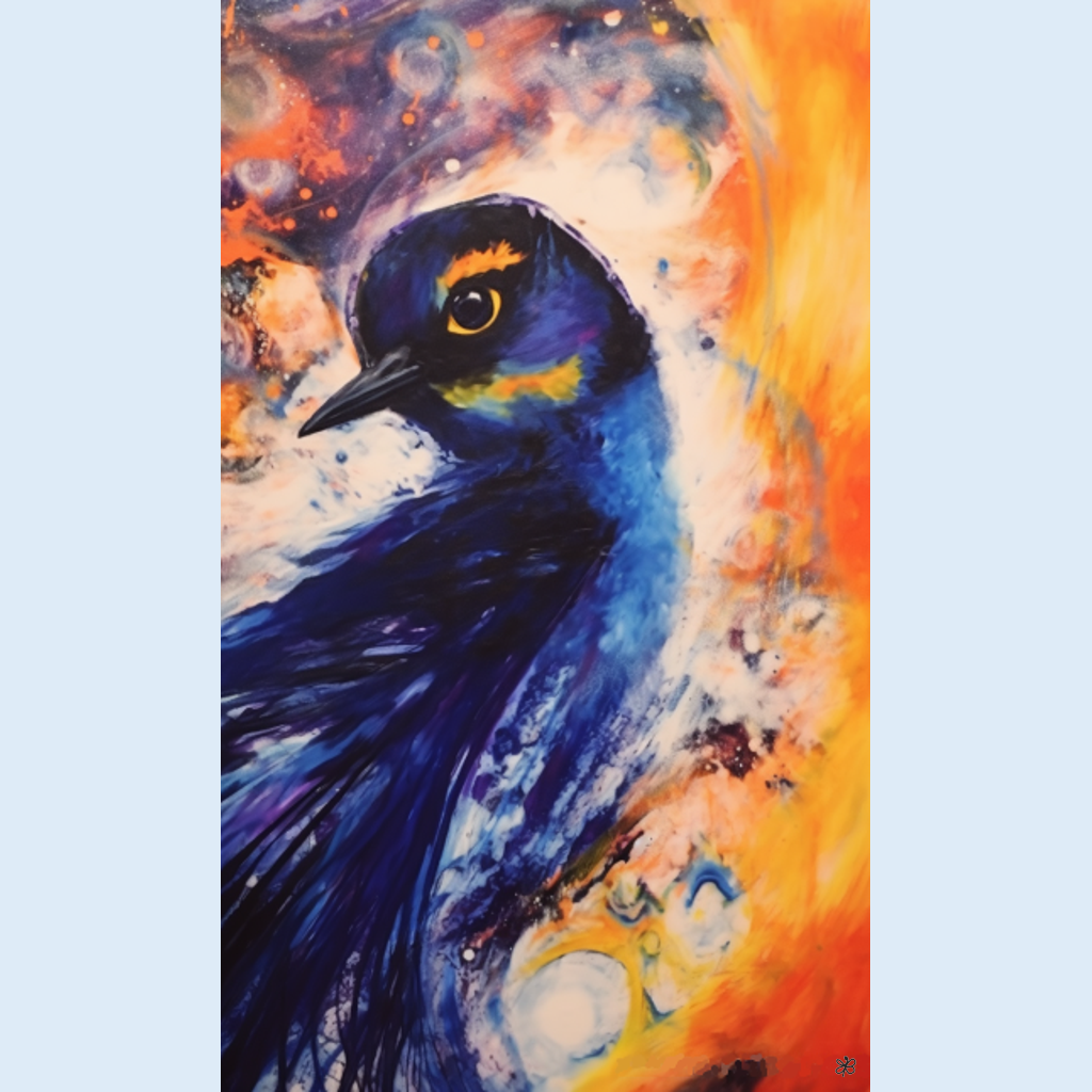 bird abstract #6