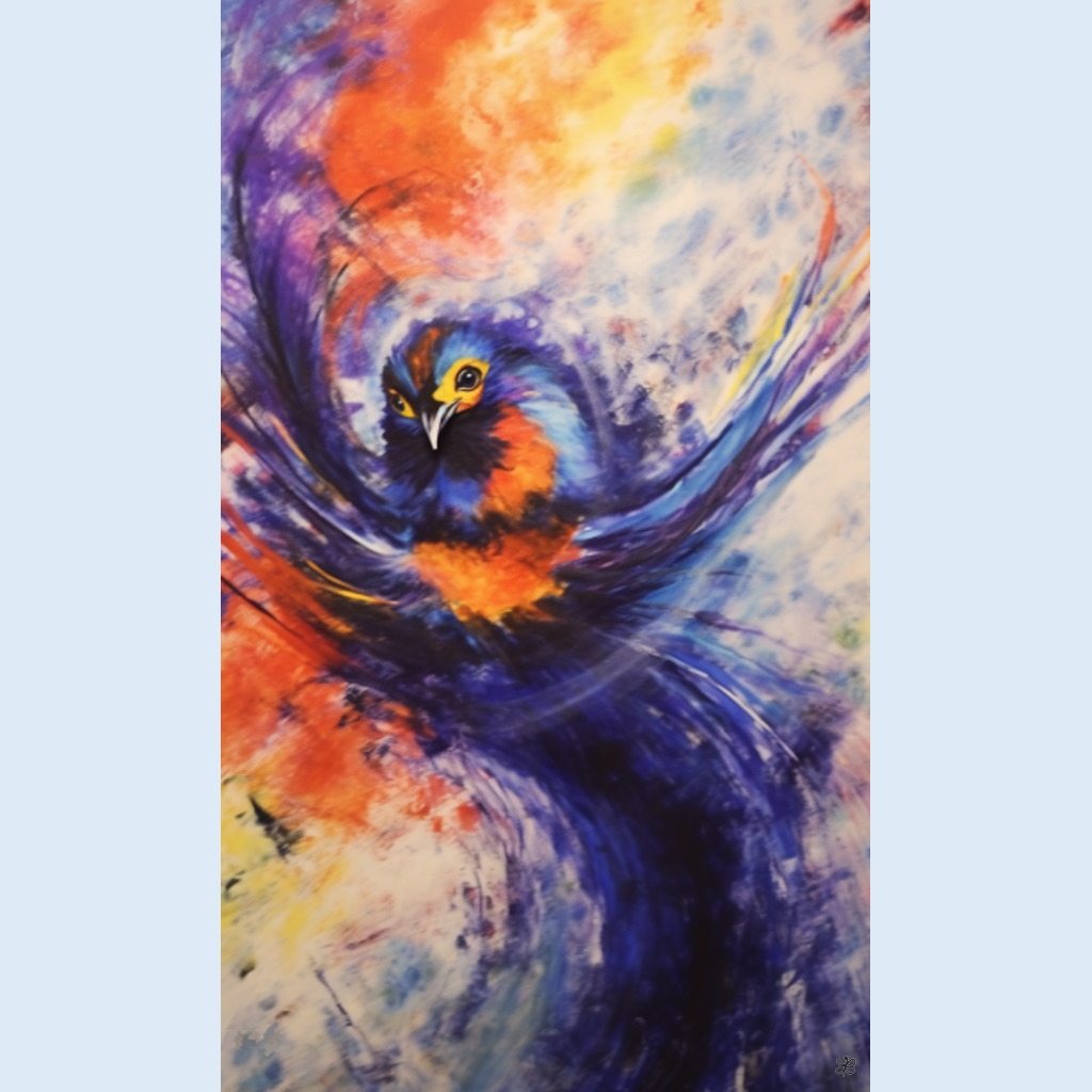 bird abstract #9