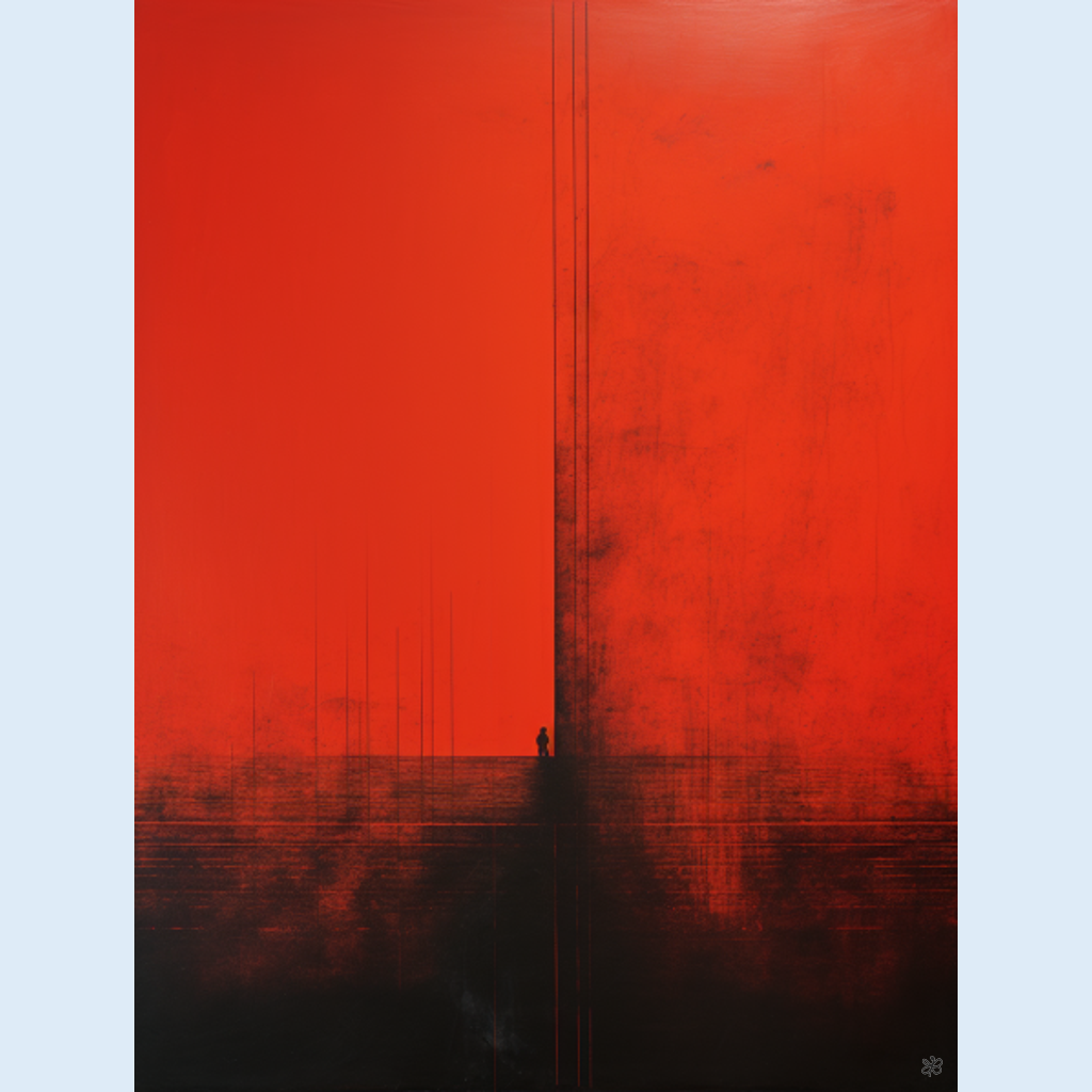 abstract red #13