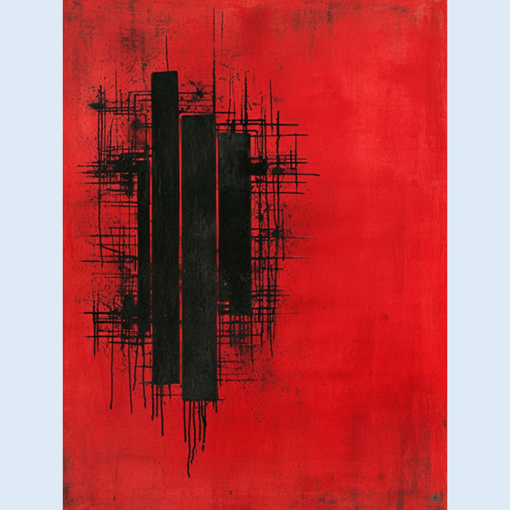 abstract red #15