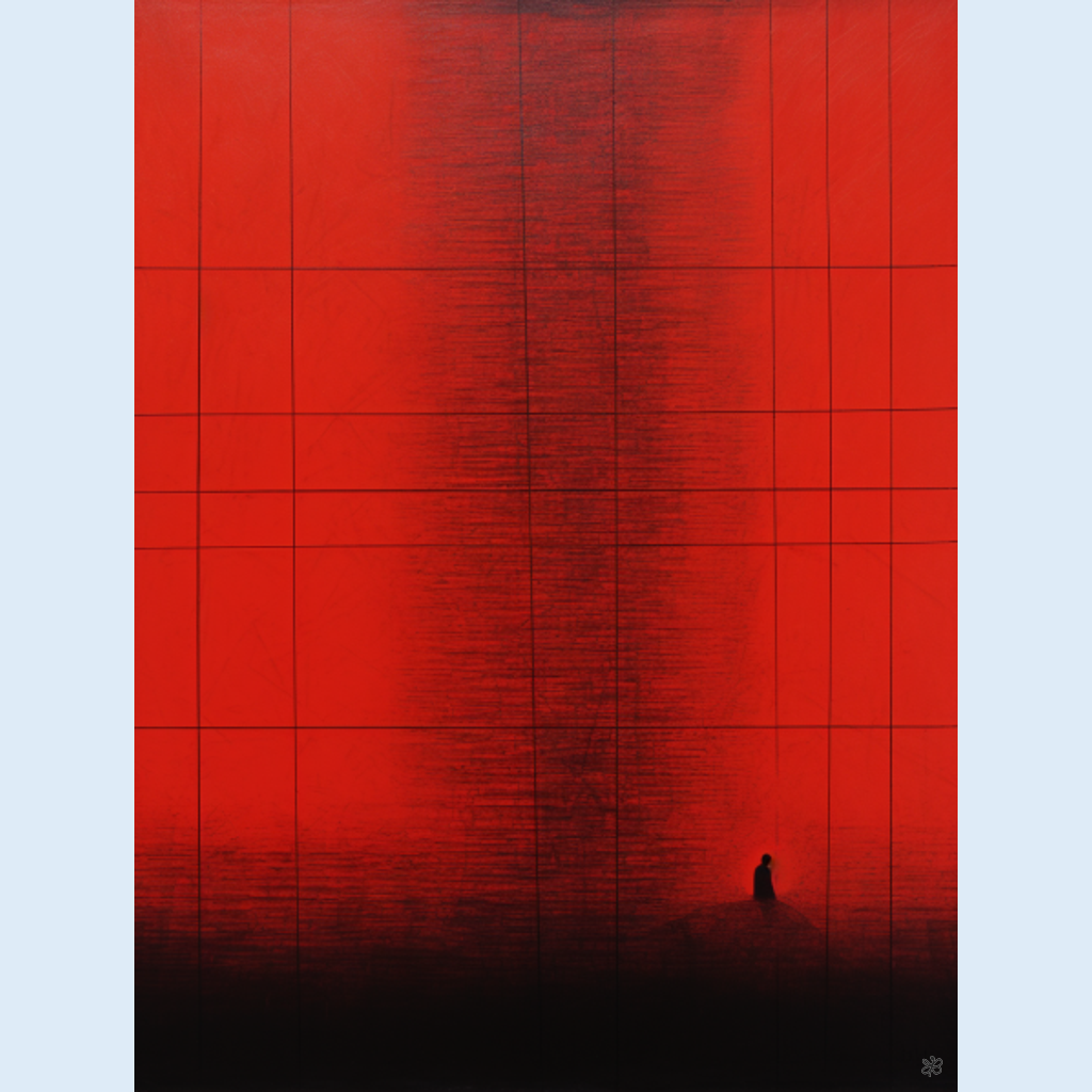 abstract red #10
