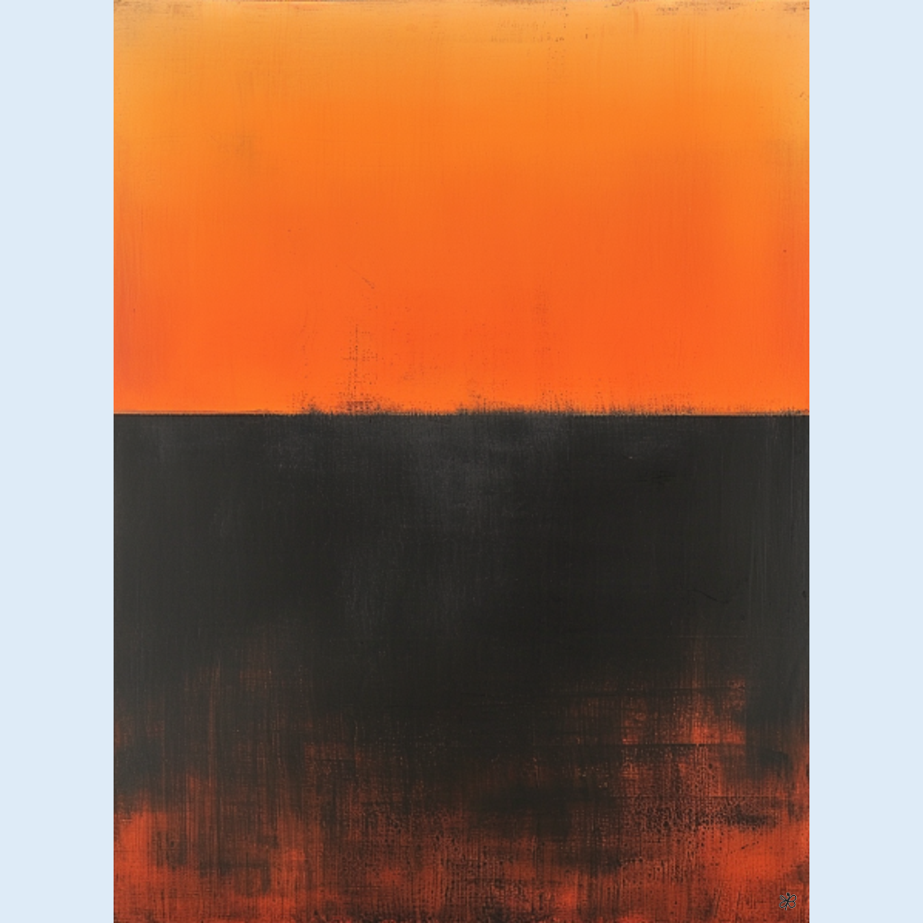 orange black field #10