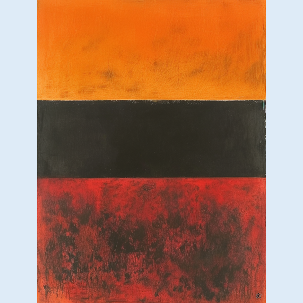 orange black field #16