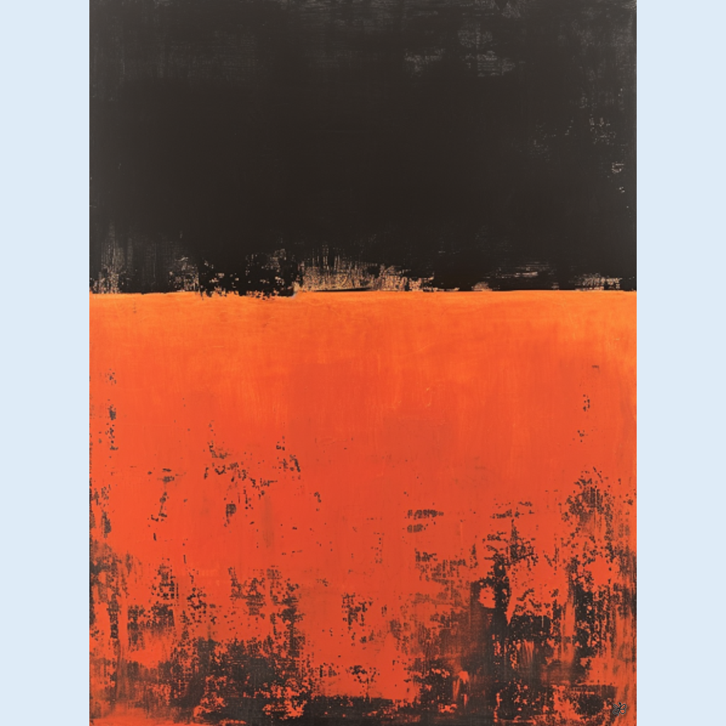 orange black field #3