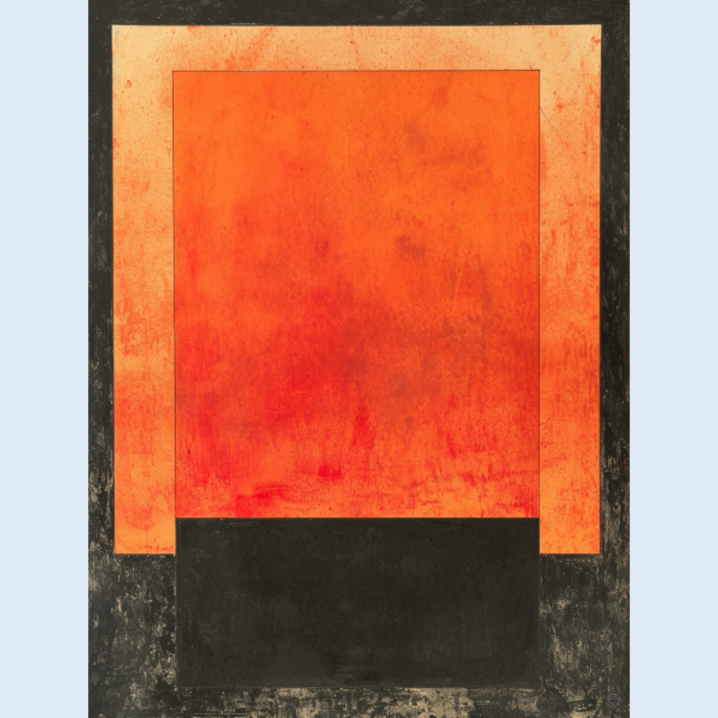 orange black field #2