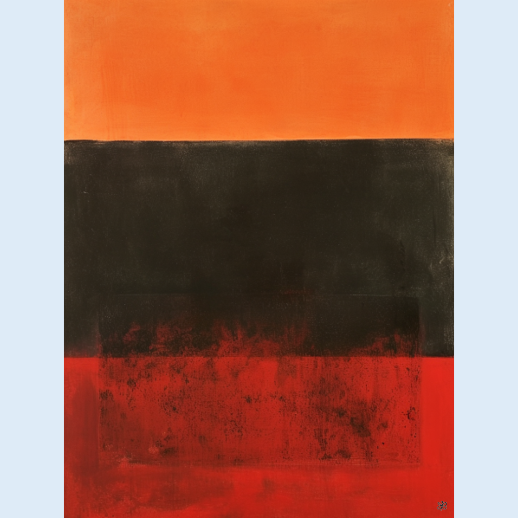 orange black field #15