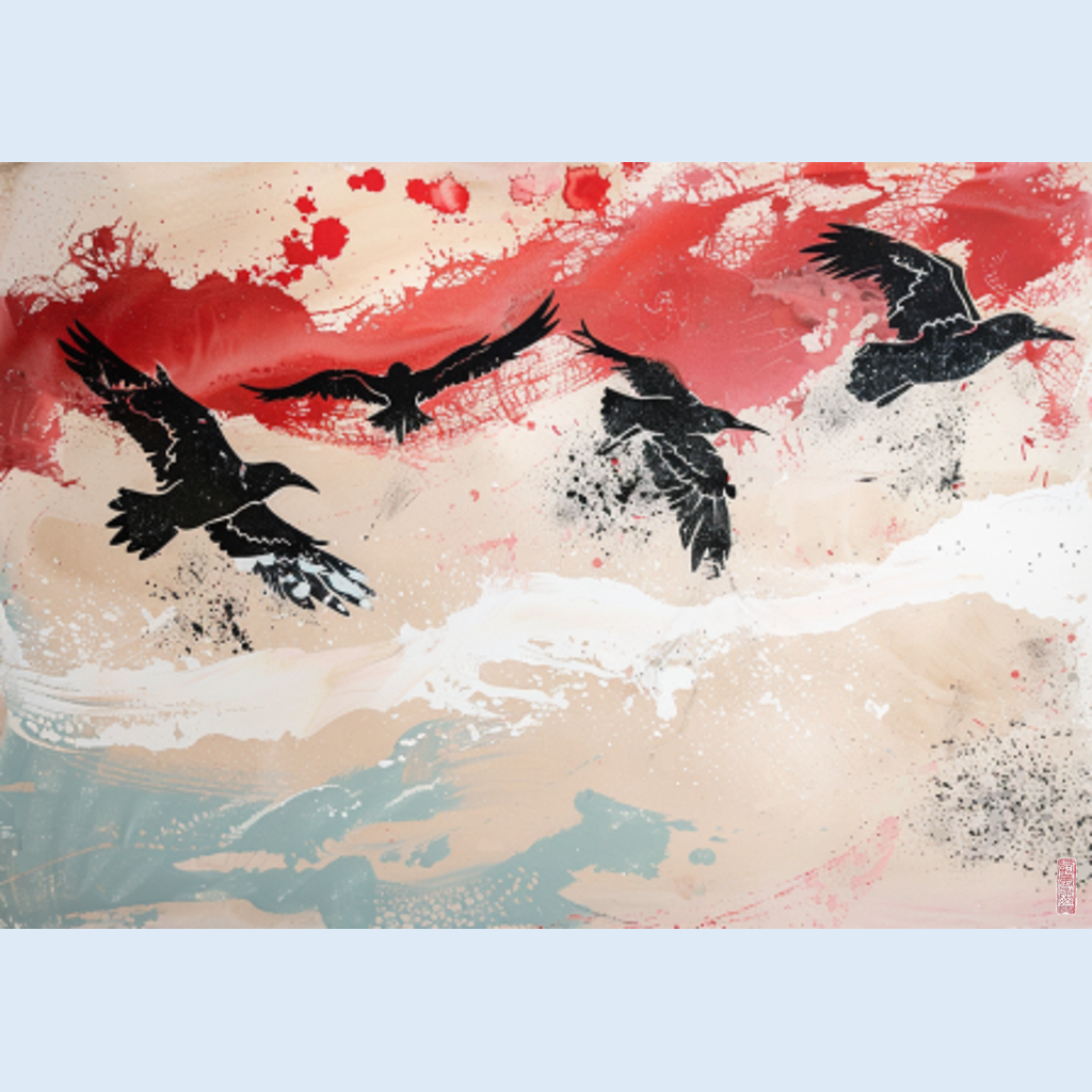 birds soaring #1