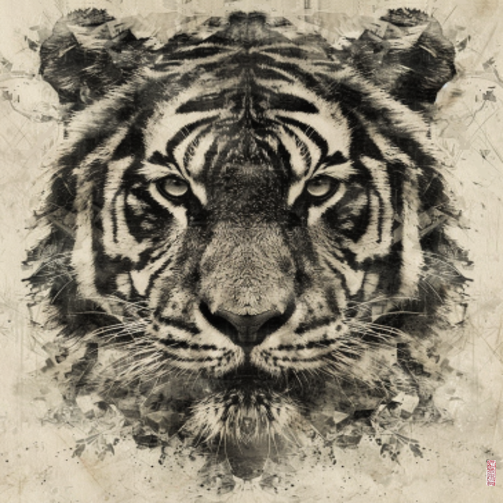 tiger head #6