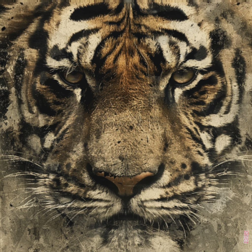 tiger head #11