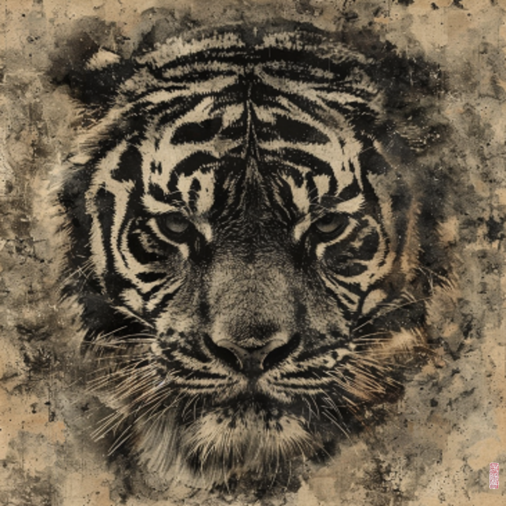 tiger head #2