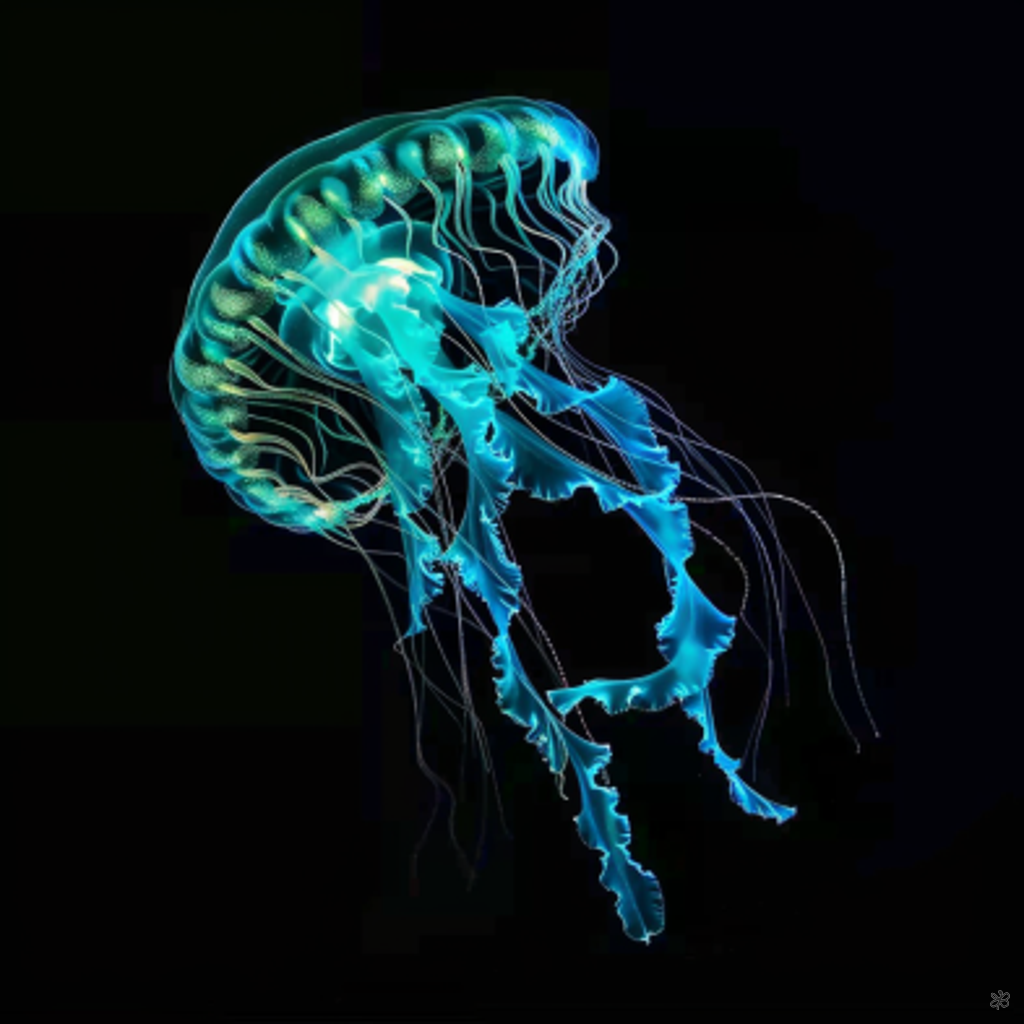 glowing jellyfish #16