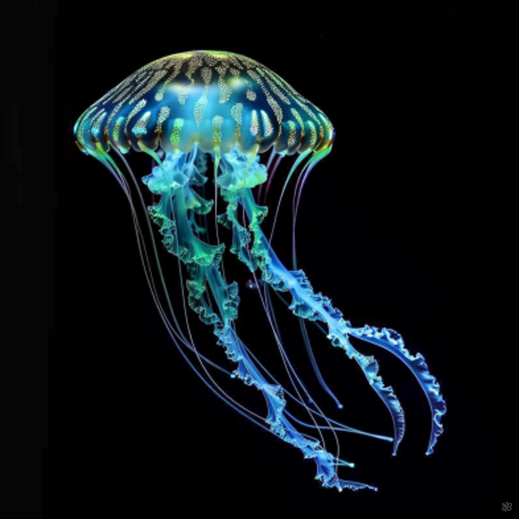 glowing jellyfish #11
