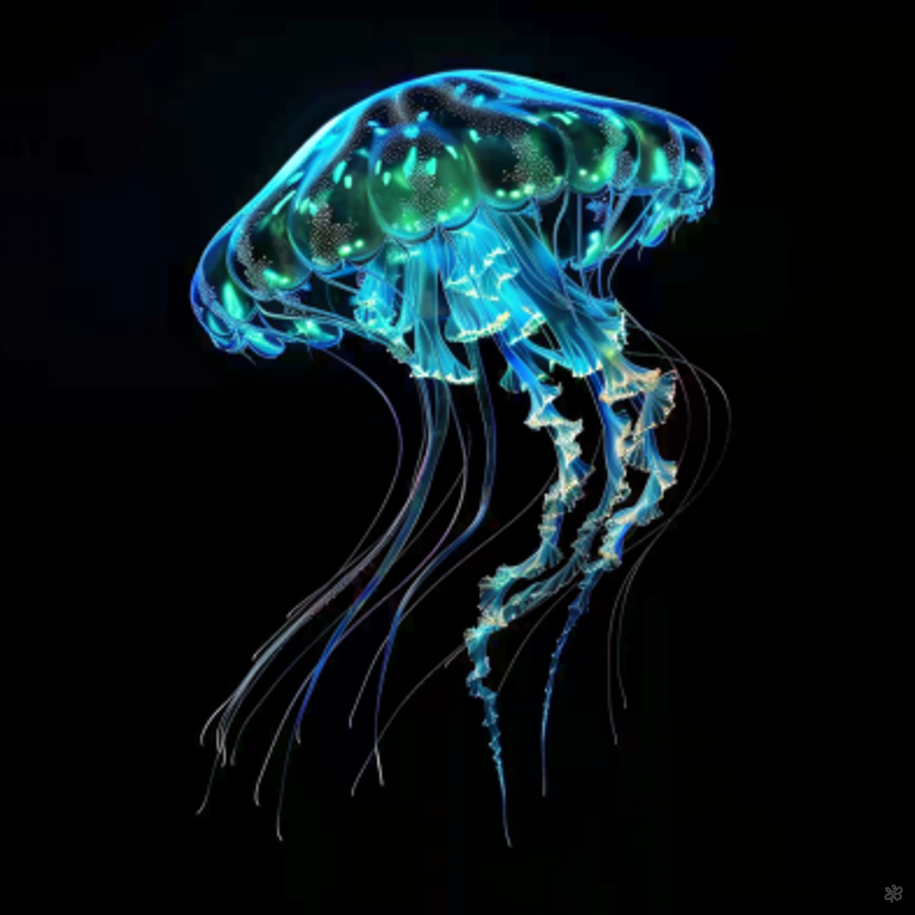 glowing jellyfish #7