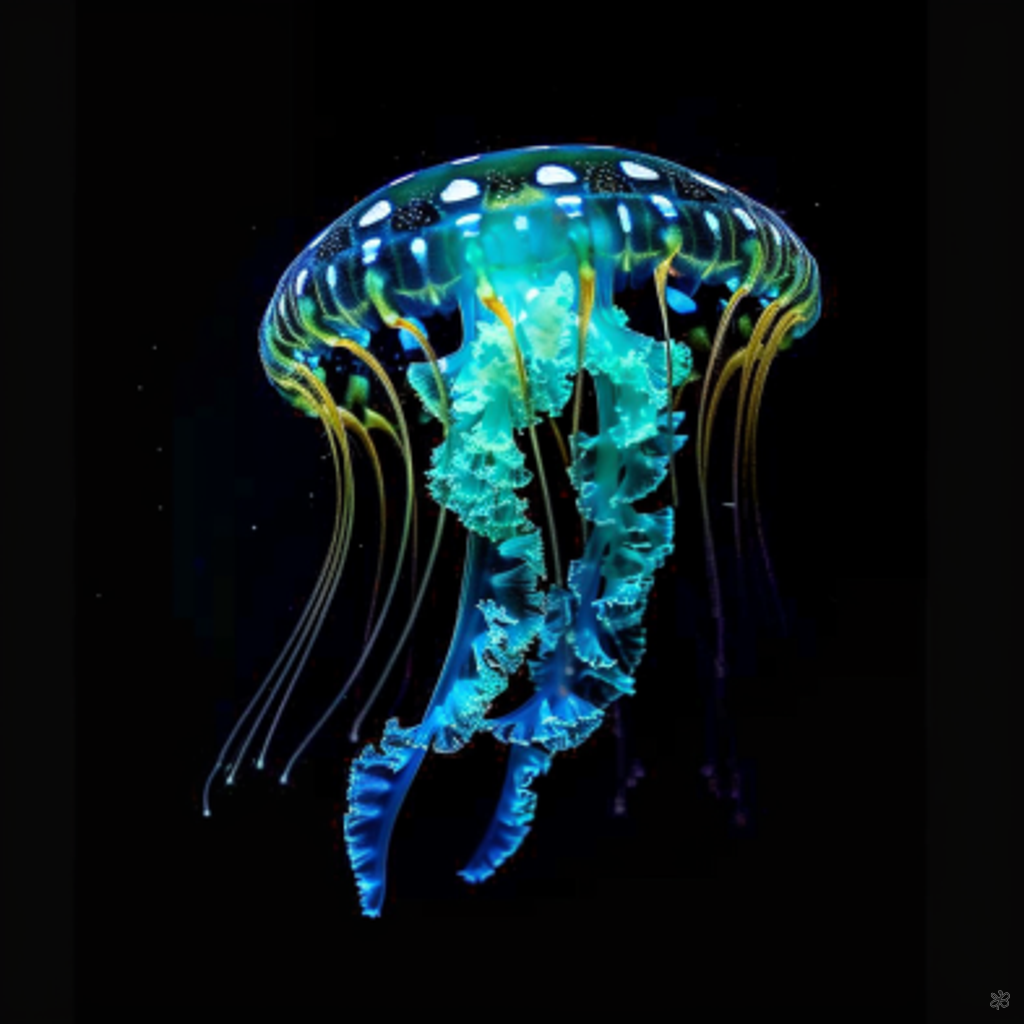 glowing jellyfish #10
