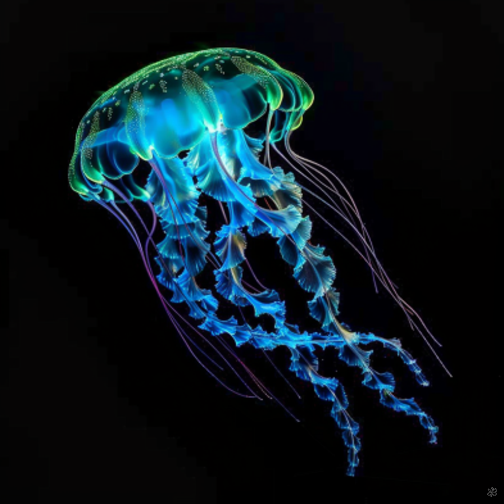 glowing jellyfish #15