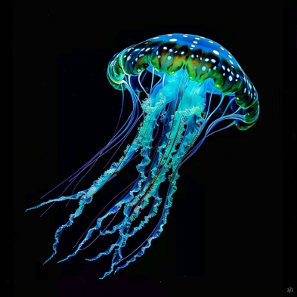 glowing jellyfish #5