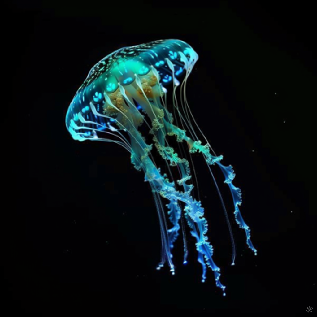 glowing jellyfish #8