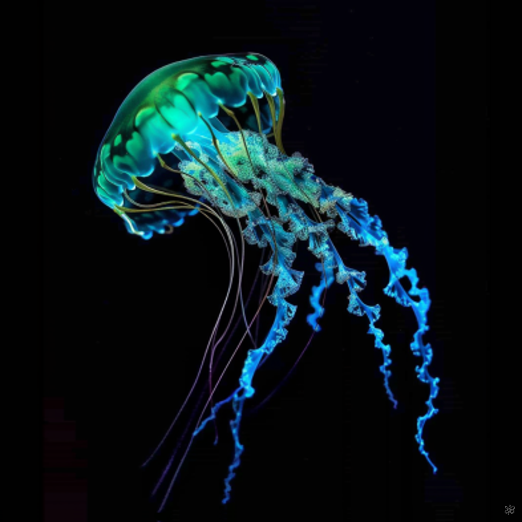 glowing jellyfish #9