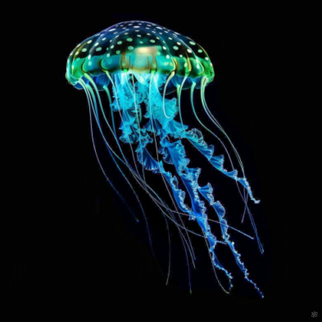 glowing jellyfish #14
