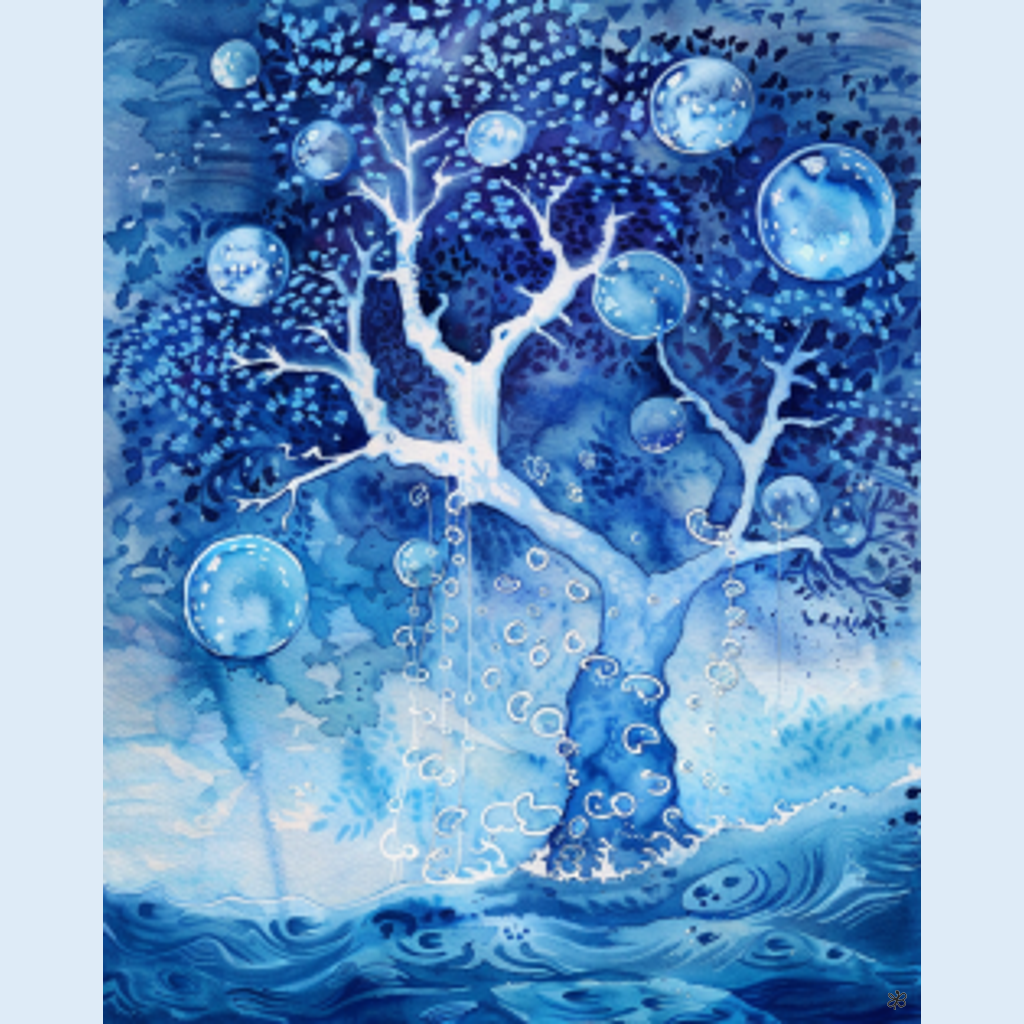 tree with bubbles #12