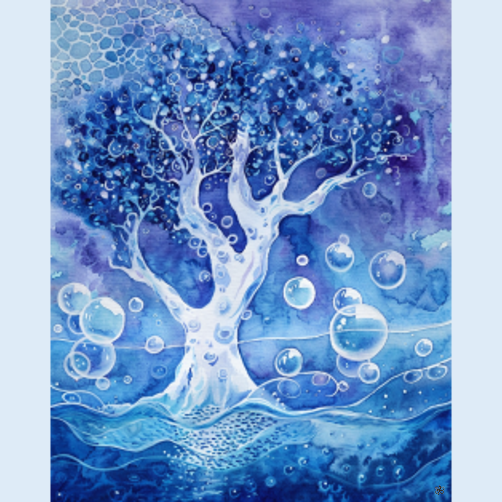 tree with bubbles #3