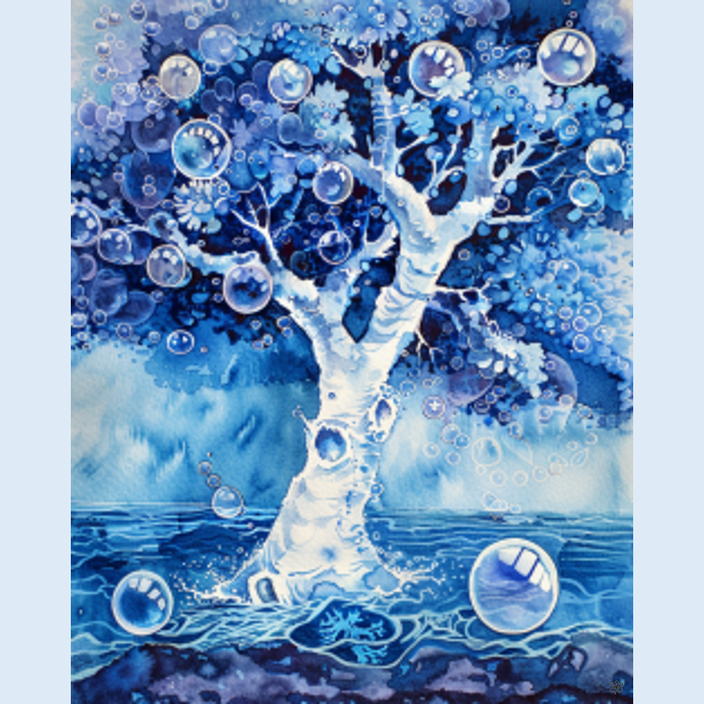 tree with bubbles #15
