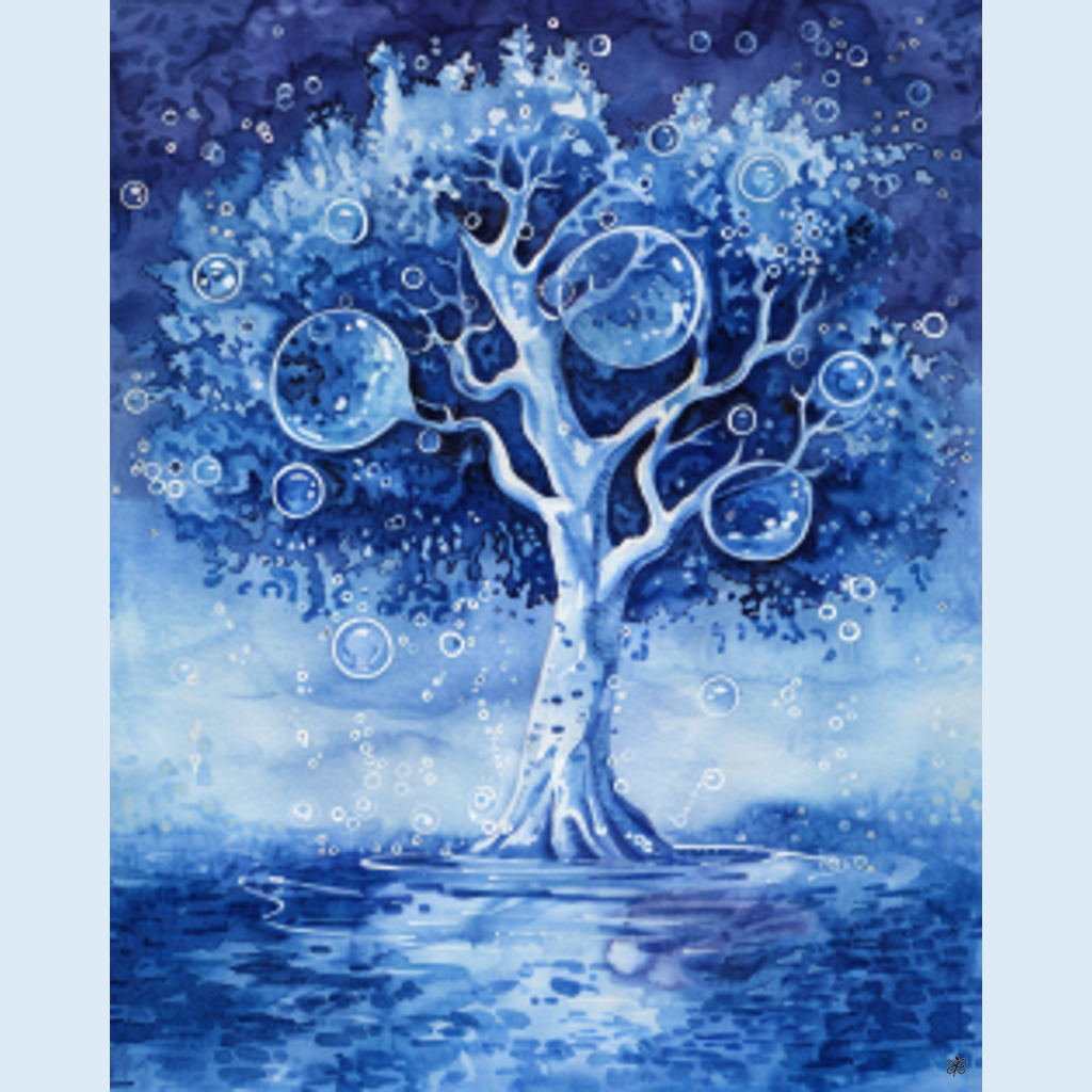 tree with bubbles #10
