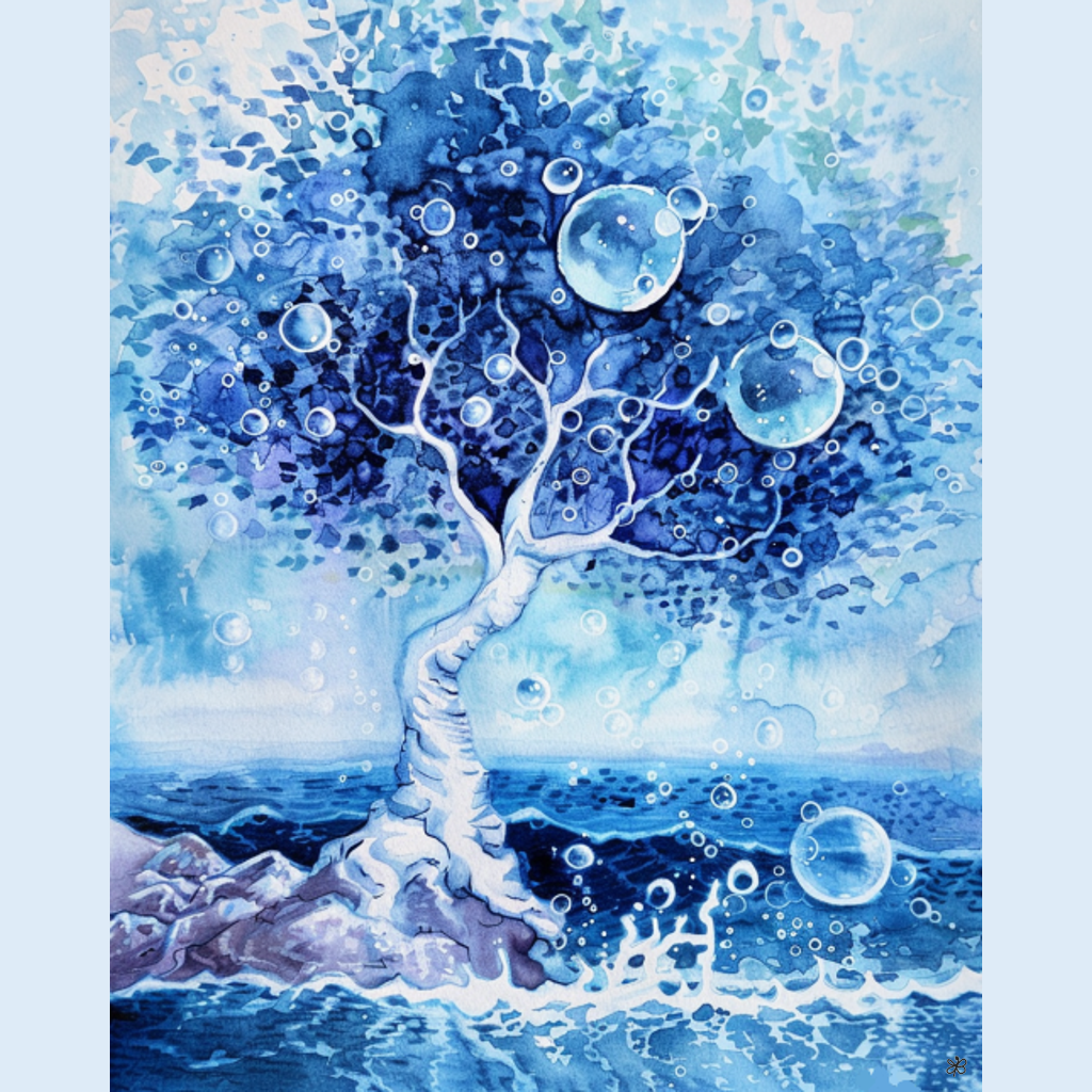 tree with bubbles #13
