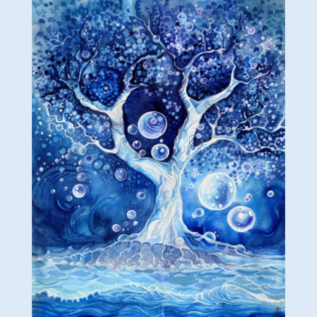 tree with bubbles #7