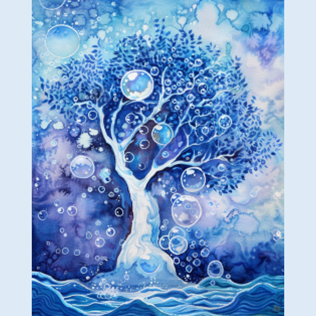 tree with bubbles #4