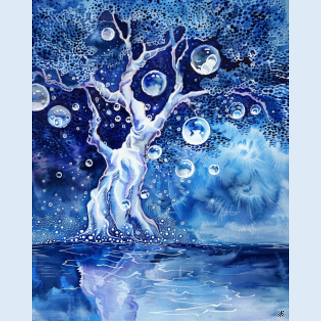 tree with bubbles #8