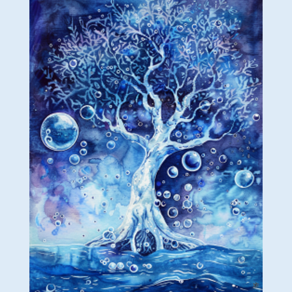 tree with bubbles #16