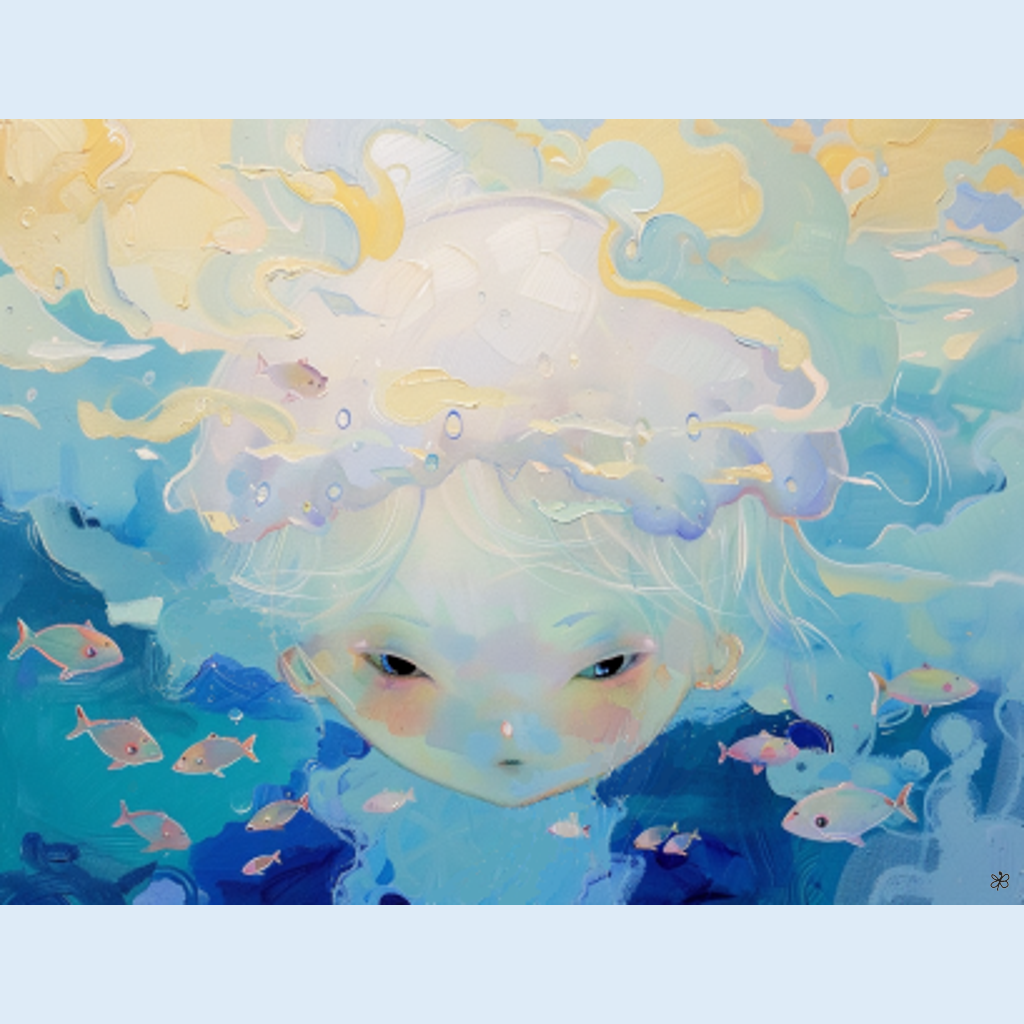 dive with jellyfish #7