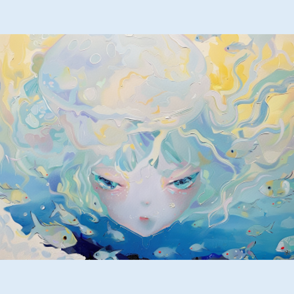 dive with jellyfish #13