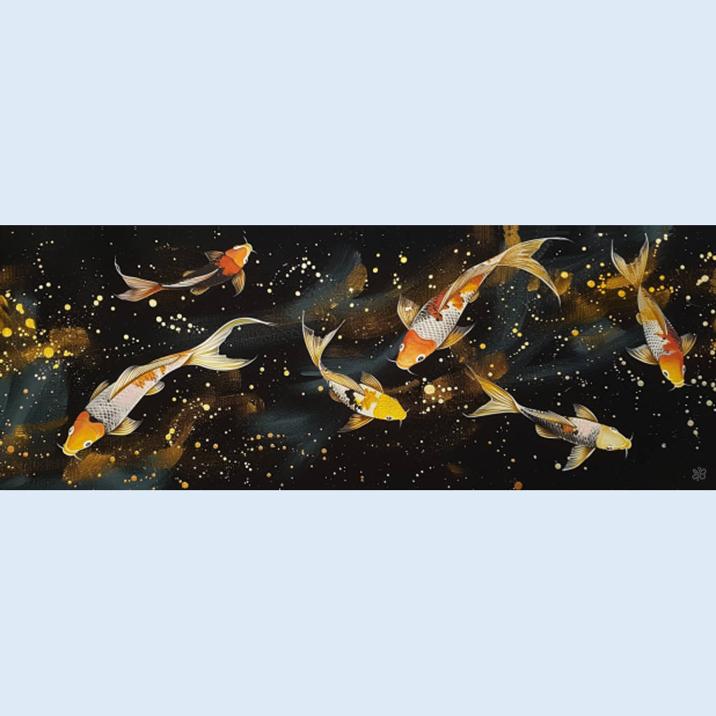 koi fish swimming #11