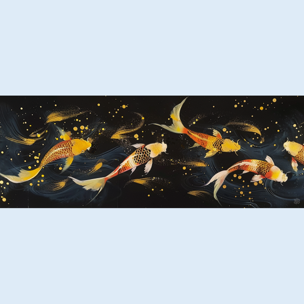 koi fish swimming #13