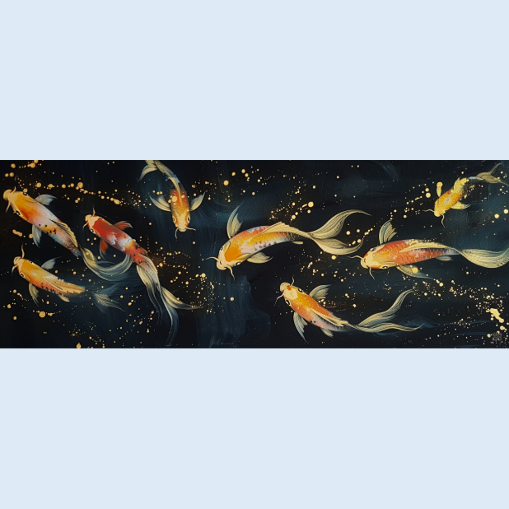koi fish swimming #2