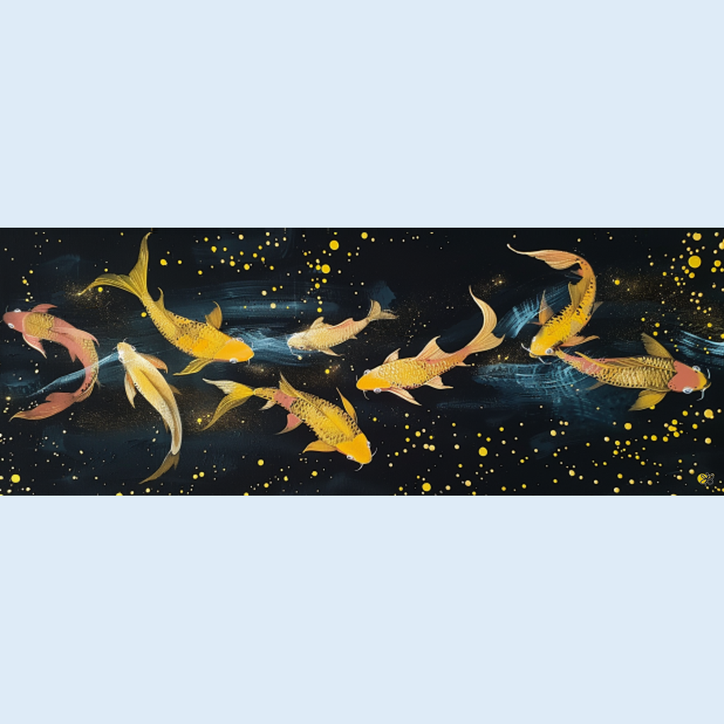koi fish swimming #9