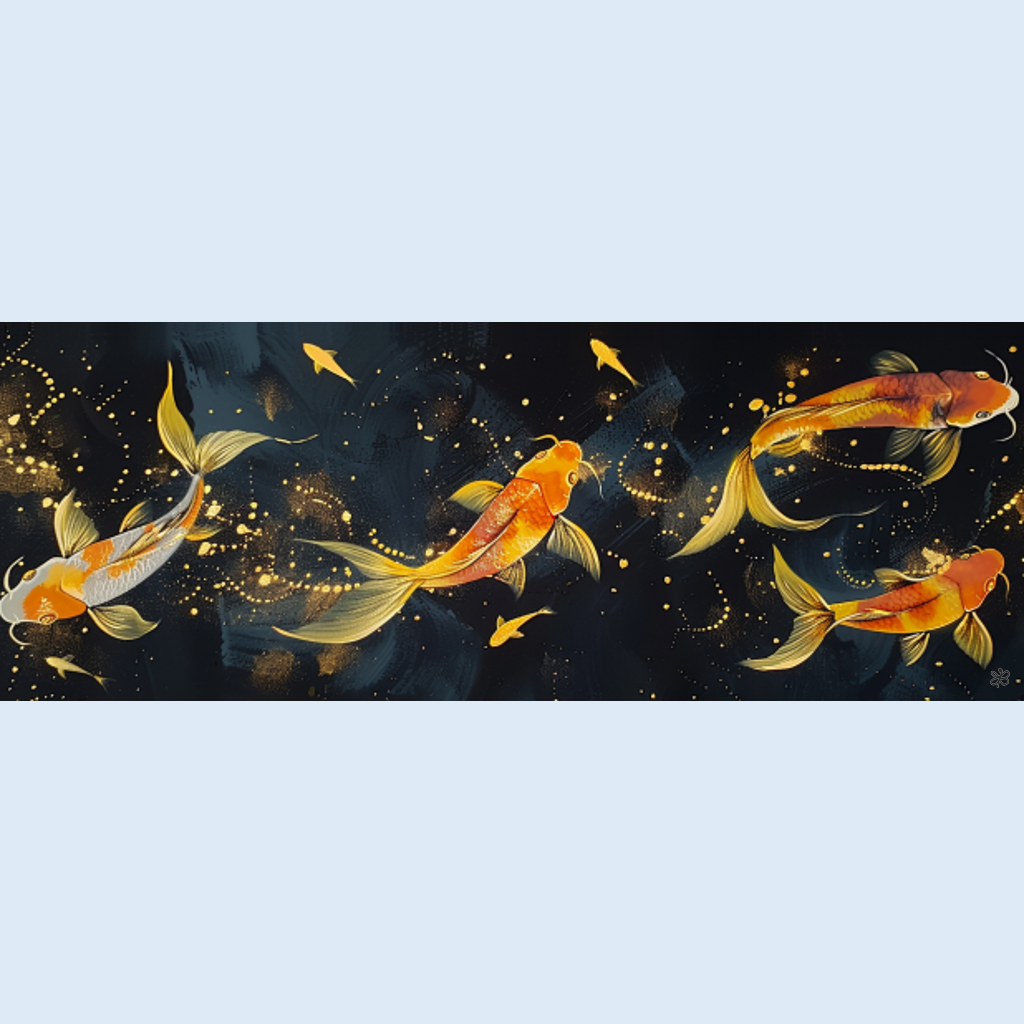 koi fish swimming #12