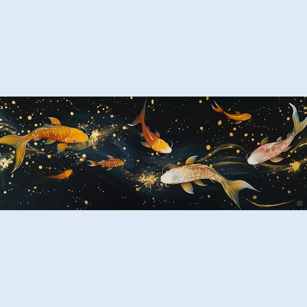 koi fish swimming #10