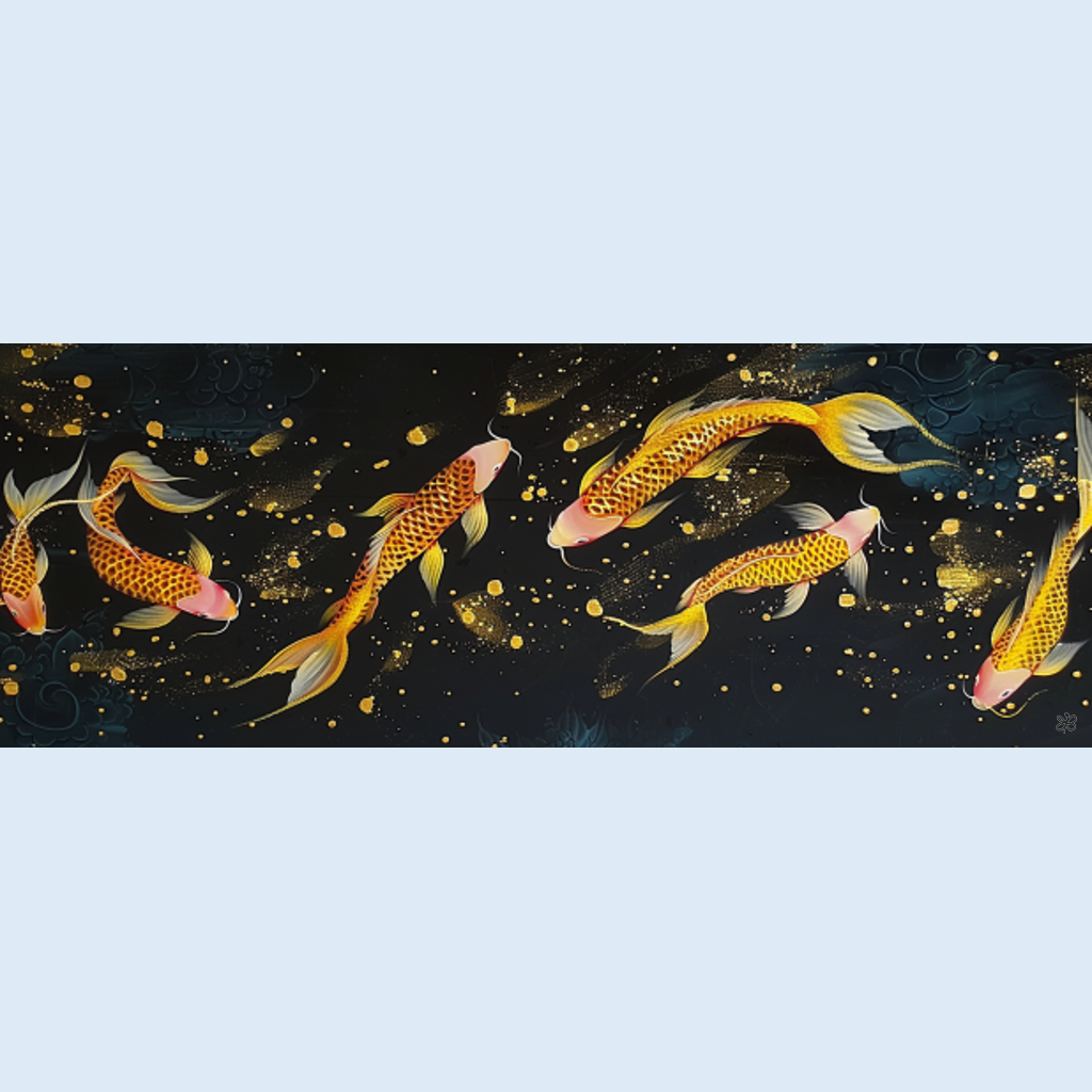 koi fish swimming #4