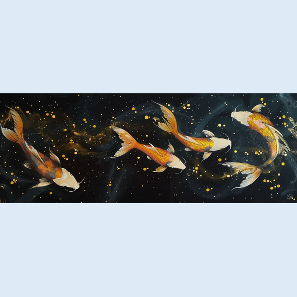koi fish swimming #7